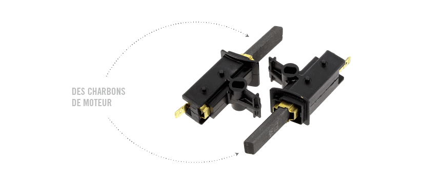 les charbons de moteur