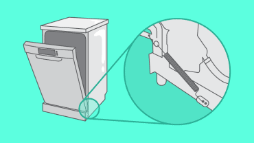 Comment réparer le ressort et le cable de porte de mon lave vaisselle ?