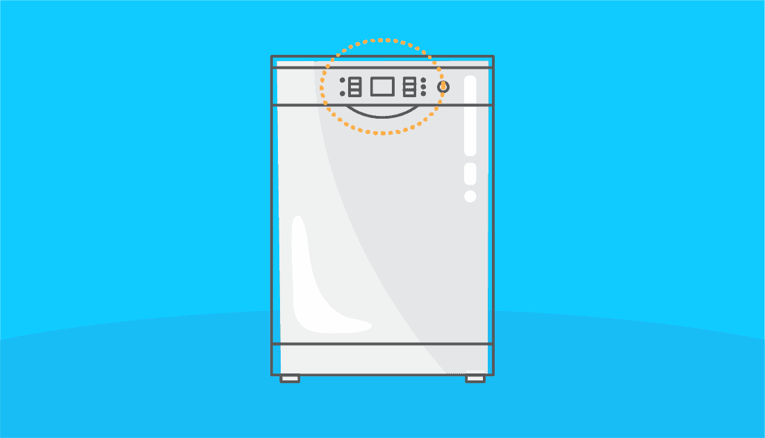 Les modules électroniques sont situés derrière le panneau de commandes ?