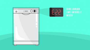 Comment résoudre le code erreur E22 sur mon lave-vaisselle Bosch
