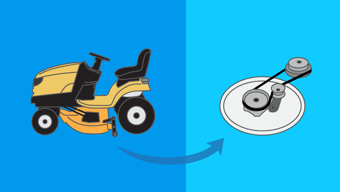 Comment changer une courroie de tondeuse autotractée ou tracteur tondeuse ?  | Adepem