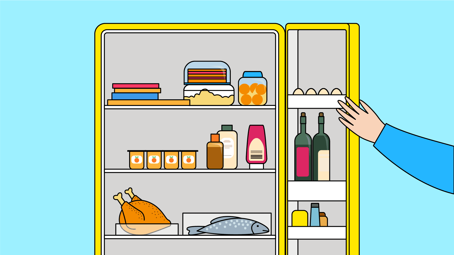 Le rangement du frigo ou comment bien ranger et conserver ses aliments au  réfrigérateur ?