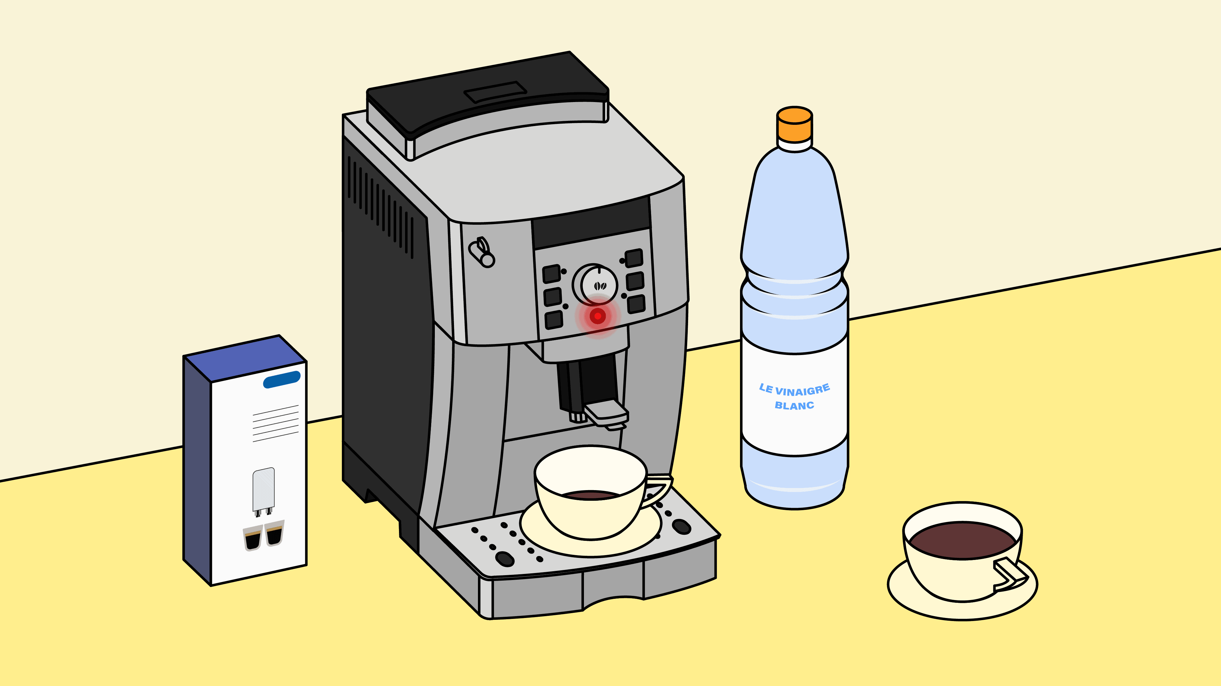 Comment Détartrer Une Machine à Café DeLonghi, Entretien d'une Machine à  Café