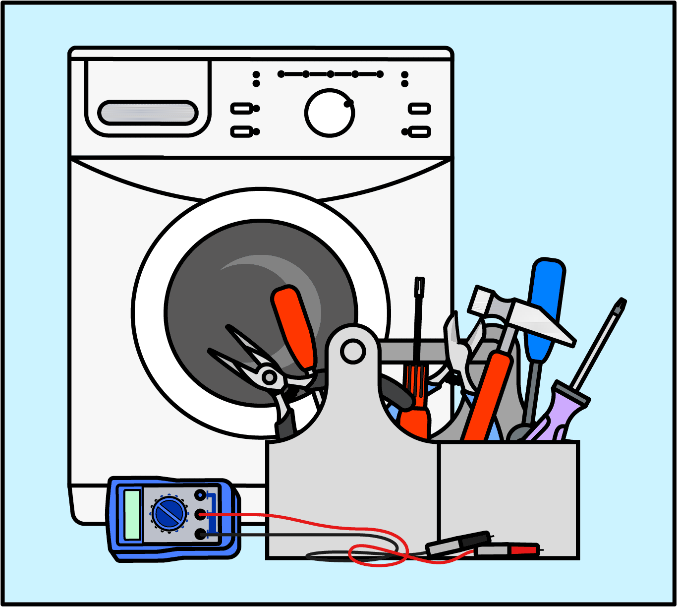 Comment démonter une machine à laver ?