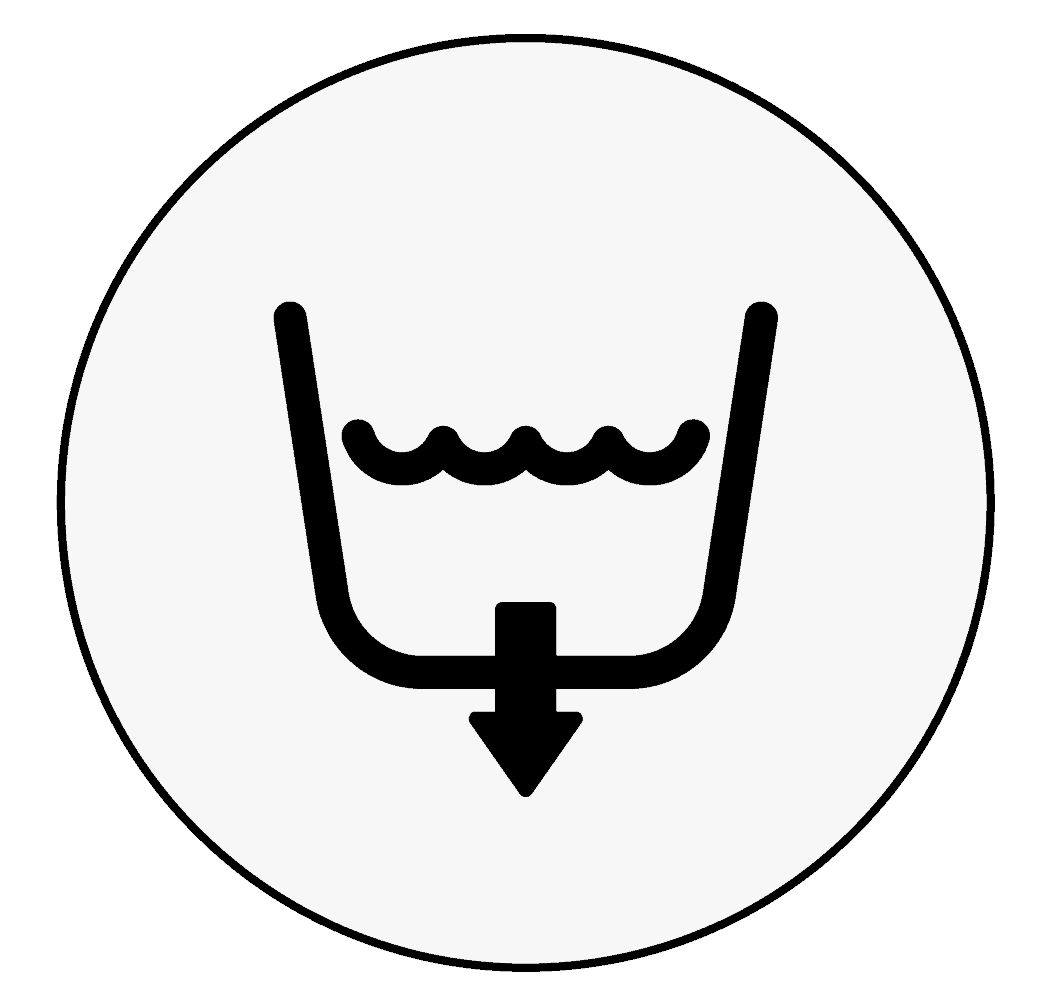 Où se trouve le bouchon vidange manuelle (et le programme/bouton) sur une machine à laver ?