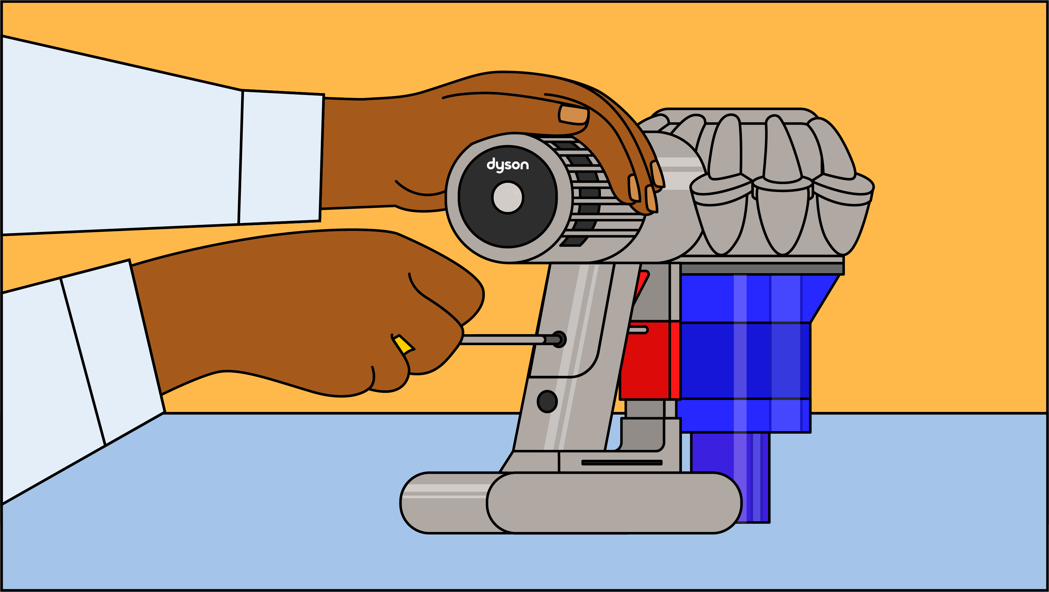 Comment remplacer (changer) la batterie de mon aspirateur Dyson V6 absolute, fluffy, slim, original, DC62 ou SV03 ?