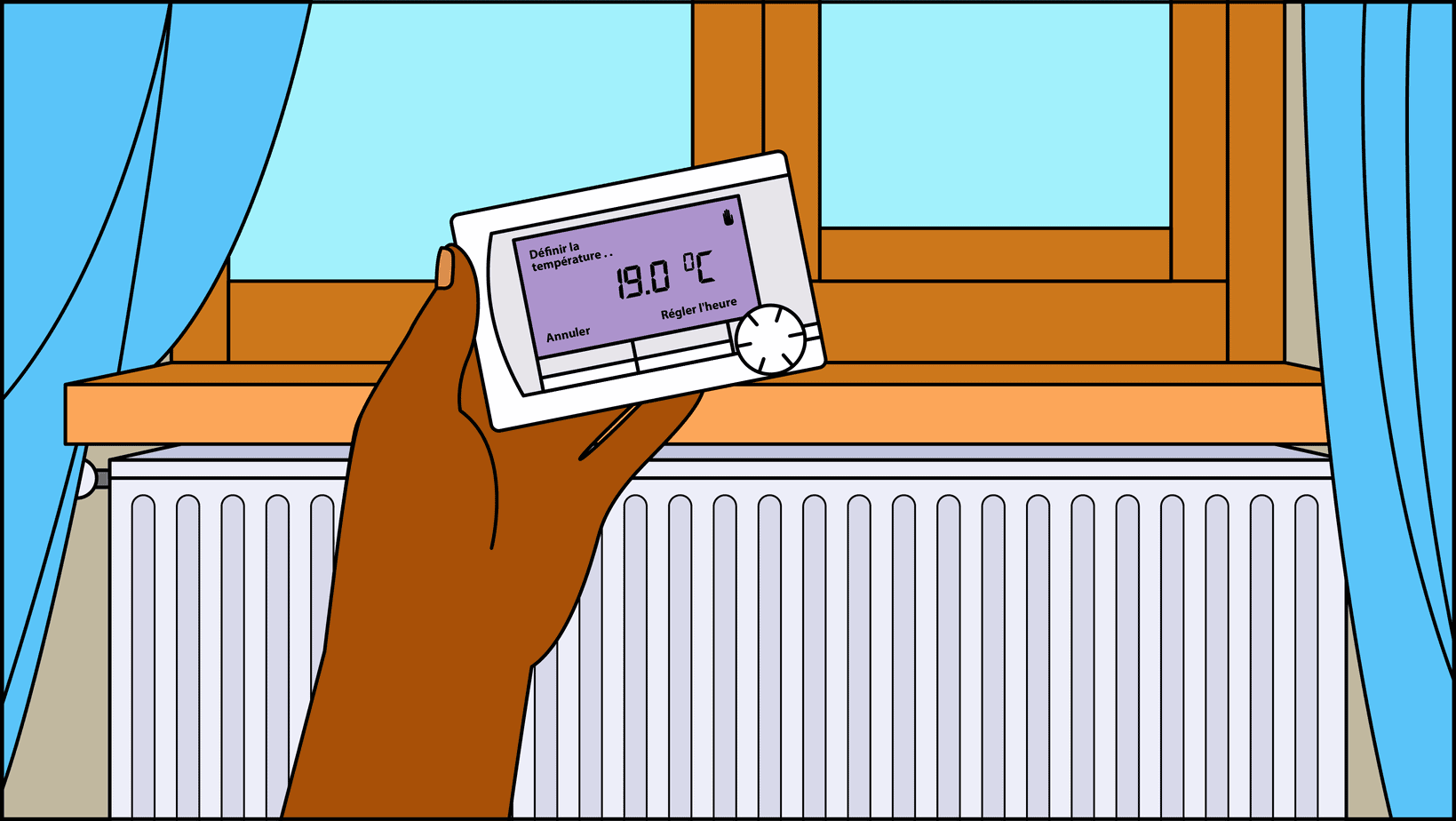 Comment allumer et régler un radiateur à inertie ou à molette ?