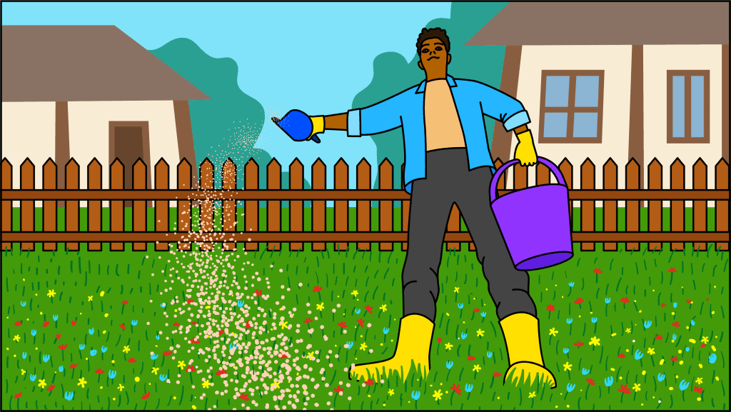 Comment bien traiter une pelouse ? En fertilisant