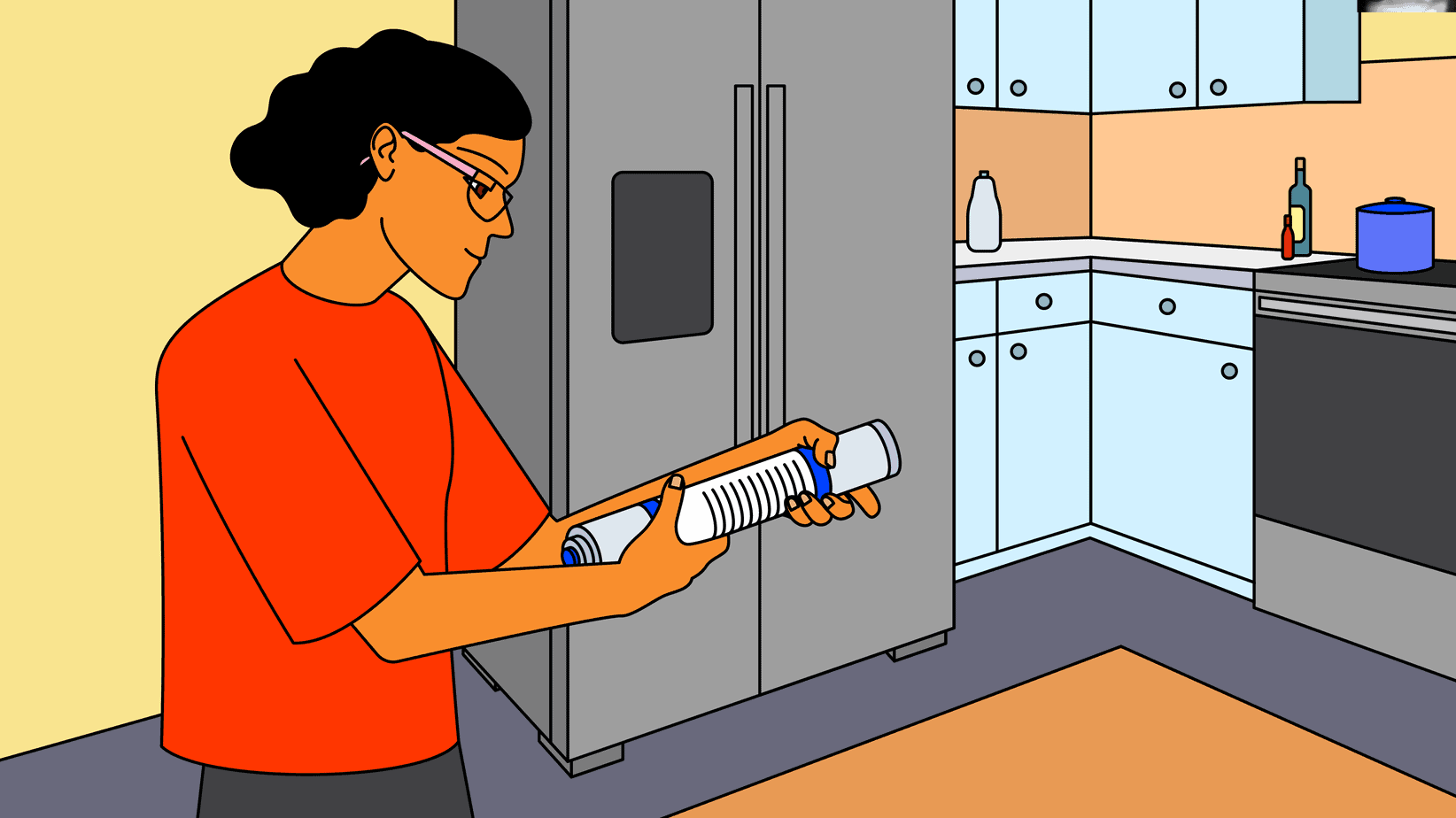 Comment remplacer le filtre à eau externe sur un réfrigérateur