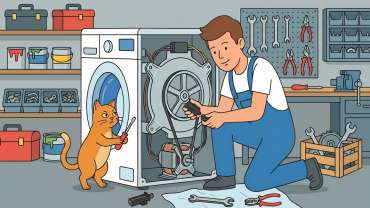 Changer les charbons moteur de lave-linge