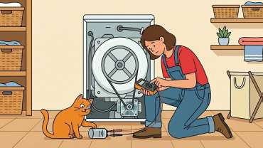 changer le condensateur d'un lave-linge