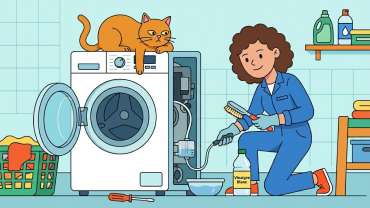 Nettoyez la chambre de compression d'un lave-linge